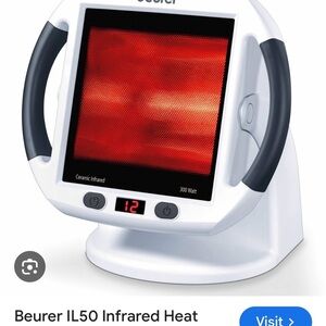 IL50 Infrared Heat Lamp - White and Black
